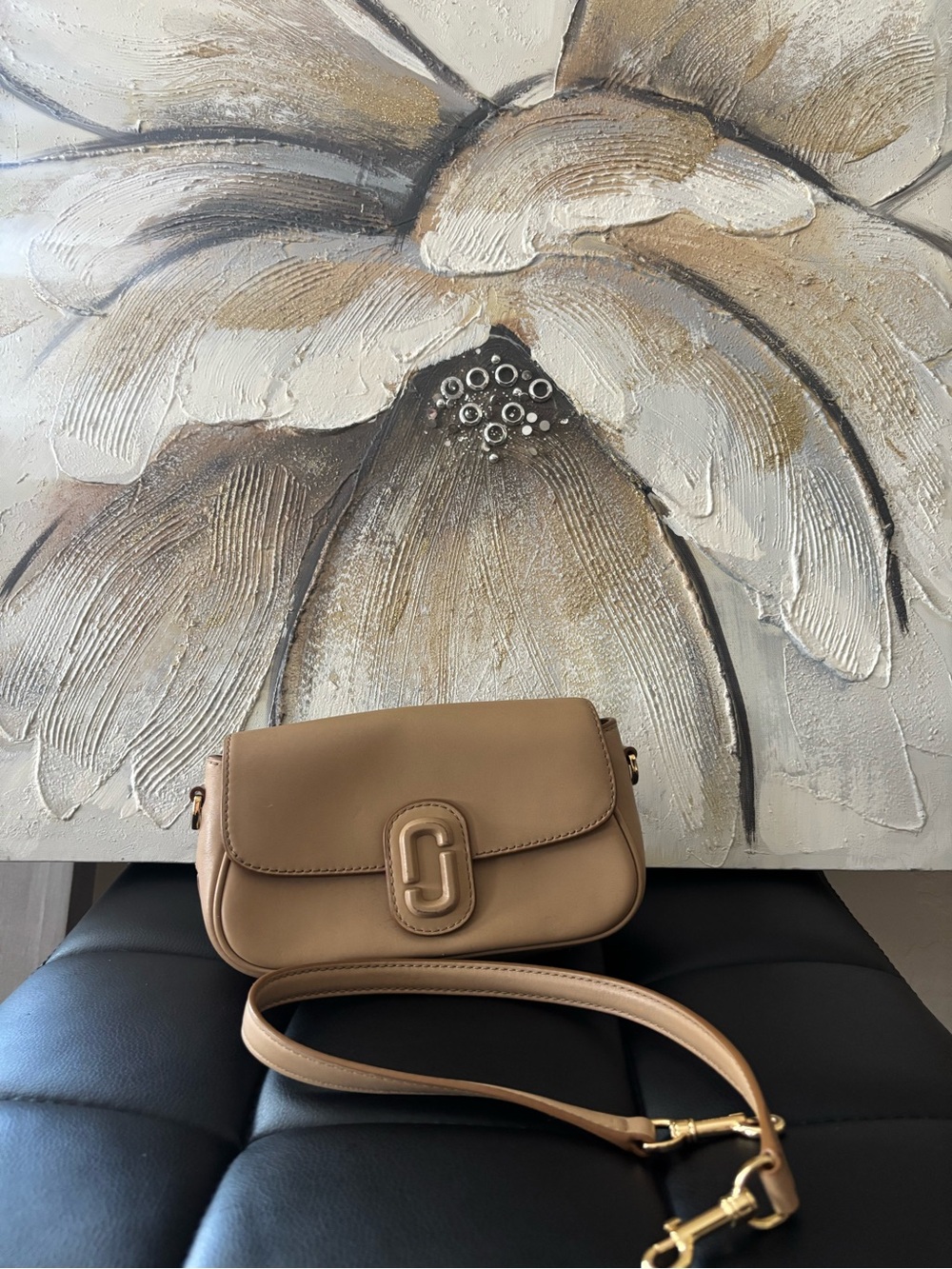 Marc Jacobs MINI Tan Crossbody Shoulder Bag
